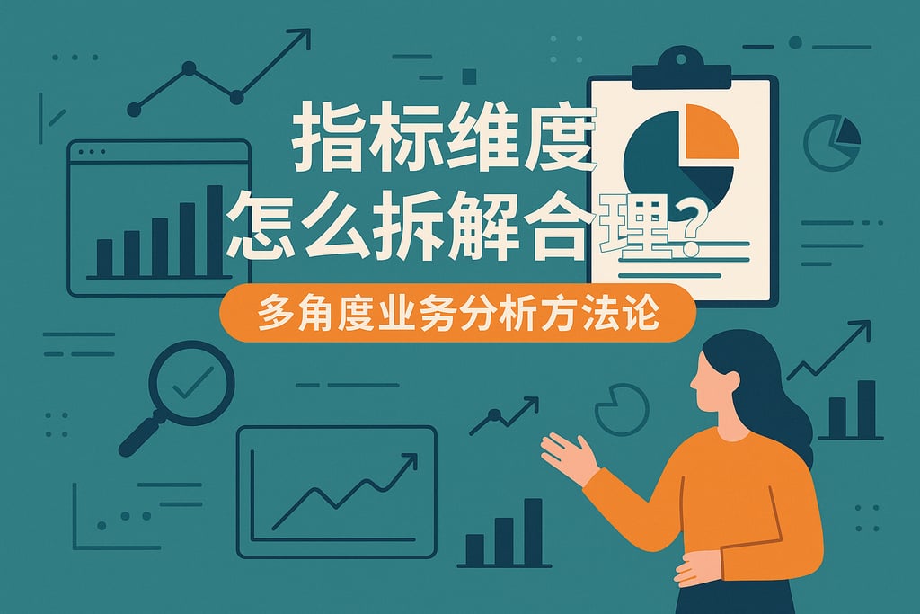 指标维度怎么拆解合理？多角度业务分析方法论