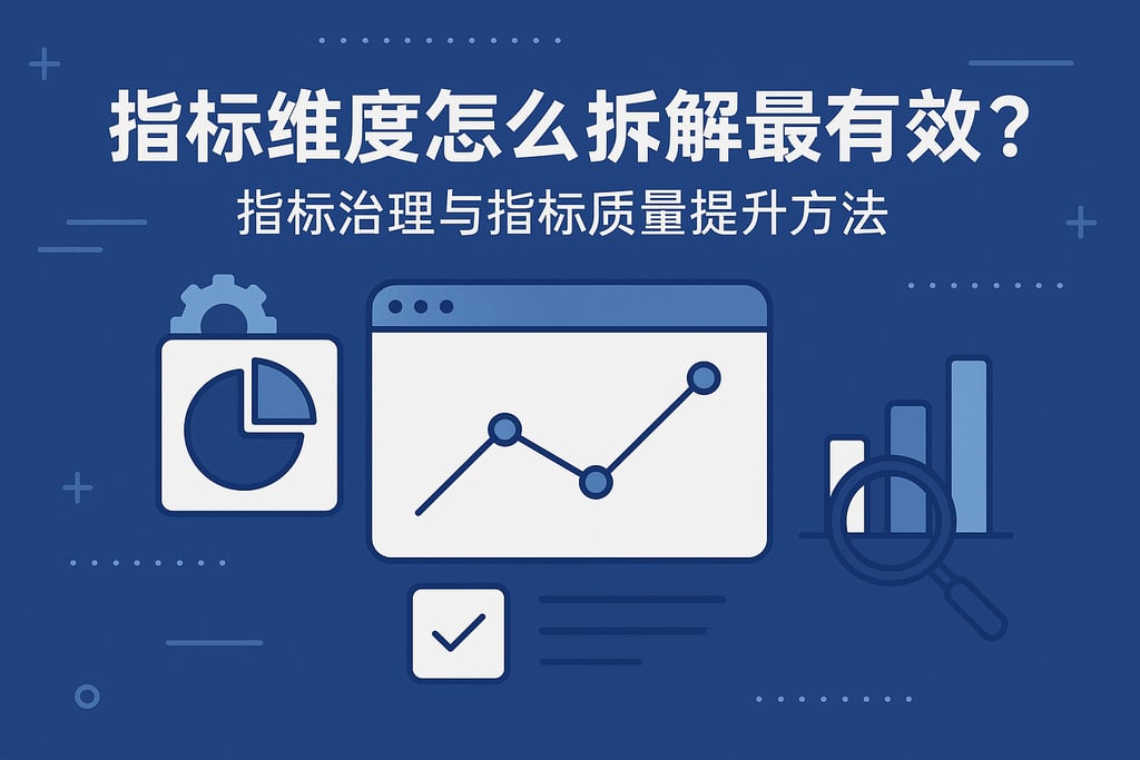 指标维度怎么拆解最有效？指标治理与指标质量提升方法