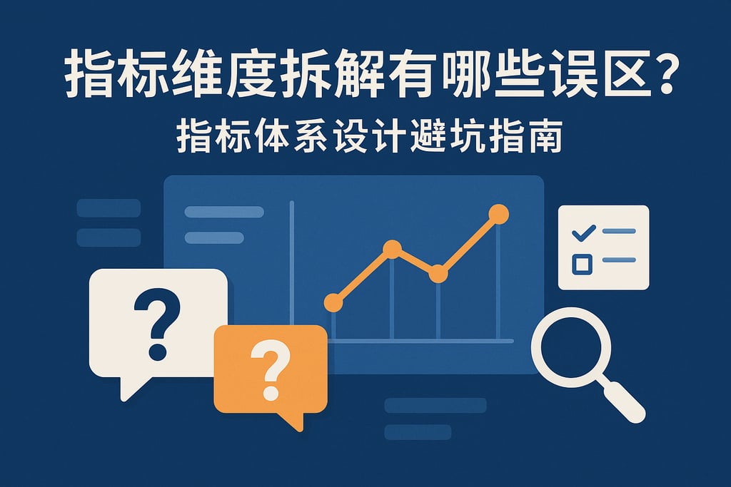 指标维度拆解有哪些误区？指标体系设计避坑指南