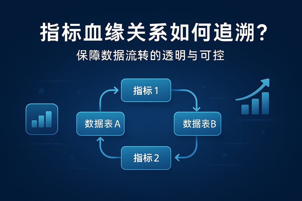 指标血缘关系如何追溯？保障数据流转的透明与可控