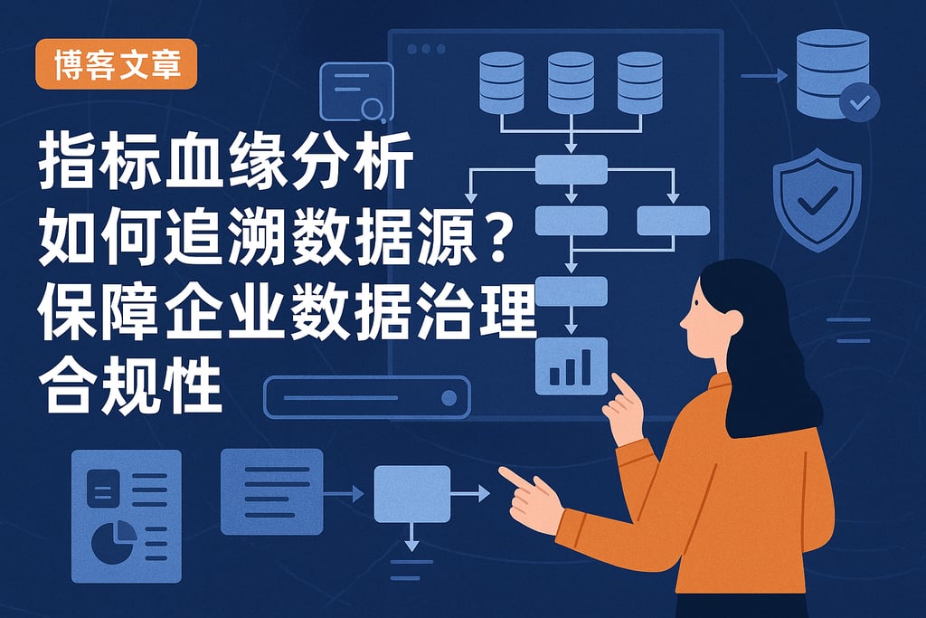 指标血缘分析如何追溯数据源？保障企业数据治理合规性