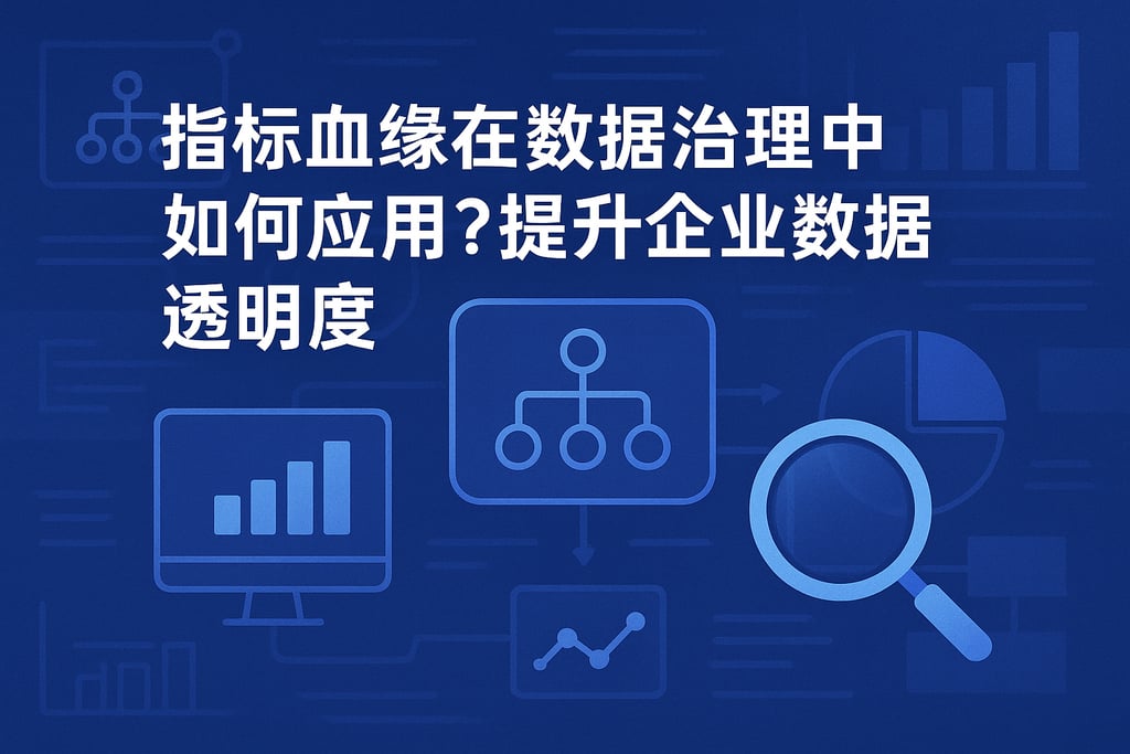 指标血缘在数据治理中如何应用？提升企业数据透明度