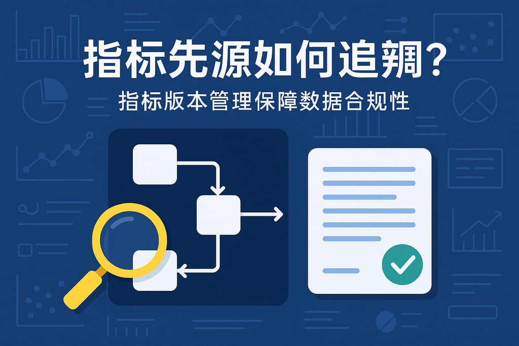 指标血缘如何追溯来源？指标版本管理保障数据合规性