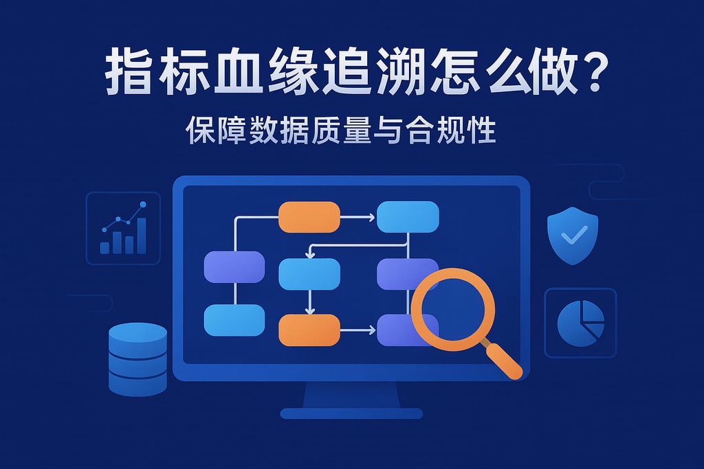 指标血缘追溯怎么做？保障数据质量与合规性
