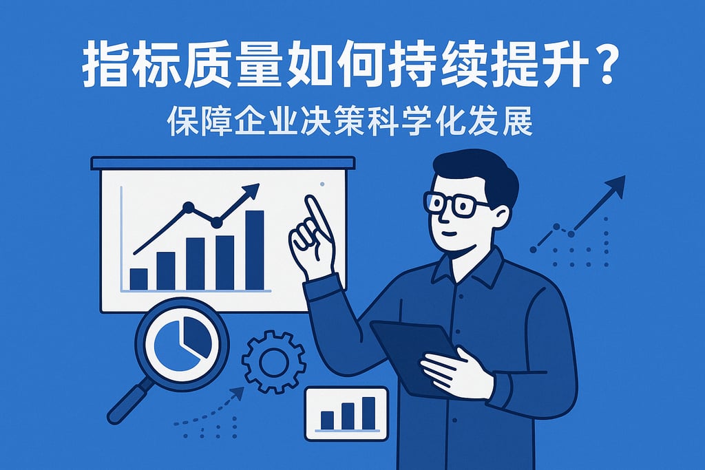 指标质量如何持续提升？保障企业决策科学化发展