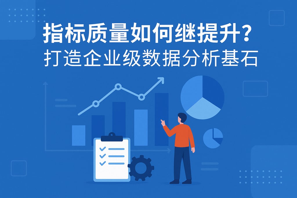 指标质量如何持续提升？打造企业级数据分析基石