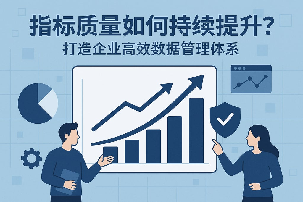 指标质量如何持续提升？打造企业高效数据管理体系