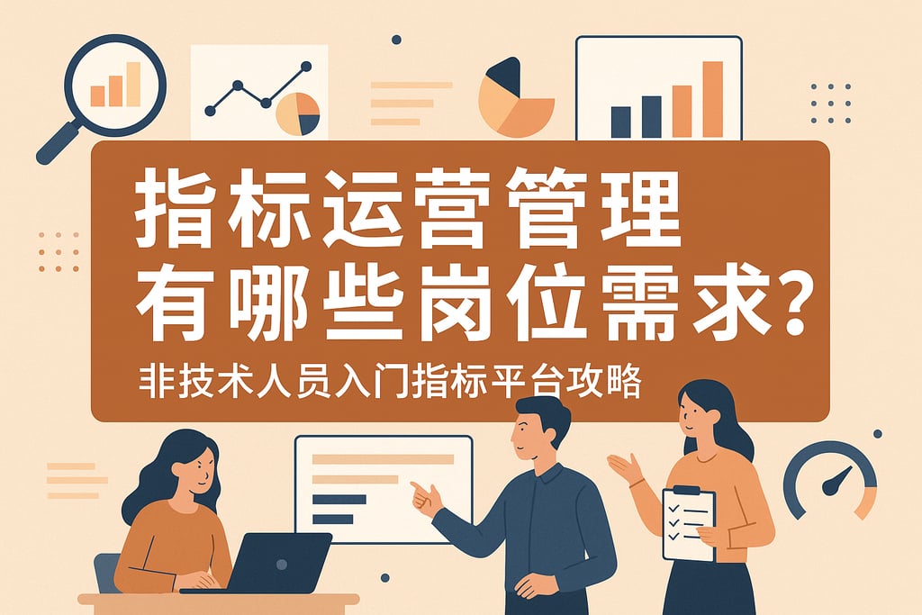 指标运营管理有哪些岗位需求？非技术人员入门指标平台攻略
