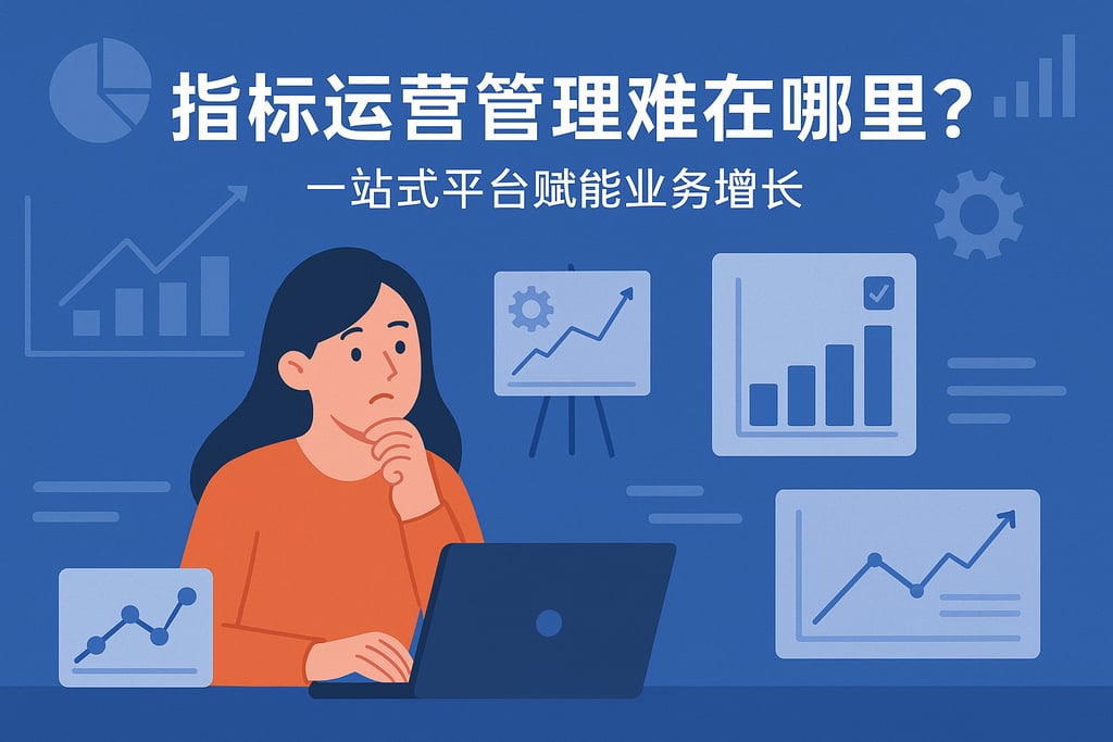 指标运营管理难在哪里？一站式平台赋能业务增长