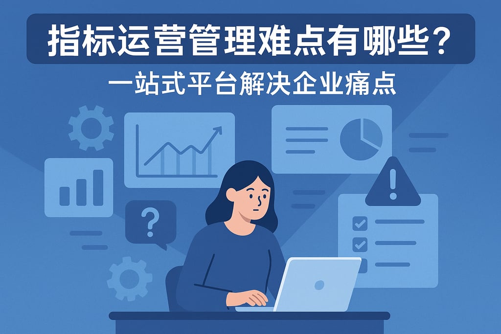 指标运营管理难点有哪些？一站式平台解决企业痛点
