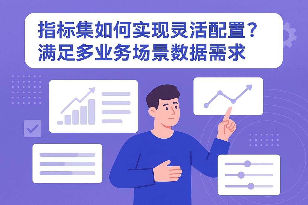 指标集如何实现灵活配置？满足多业务场景数据需求