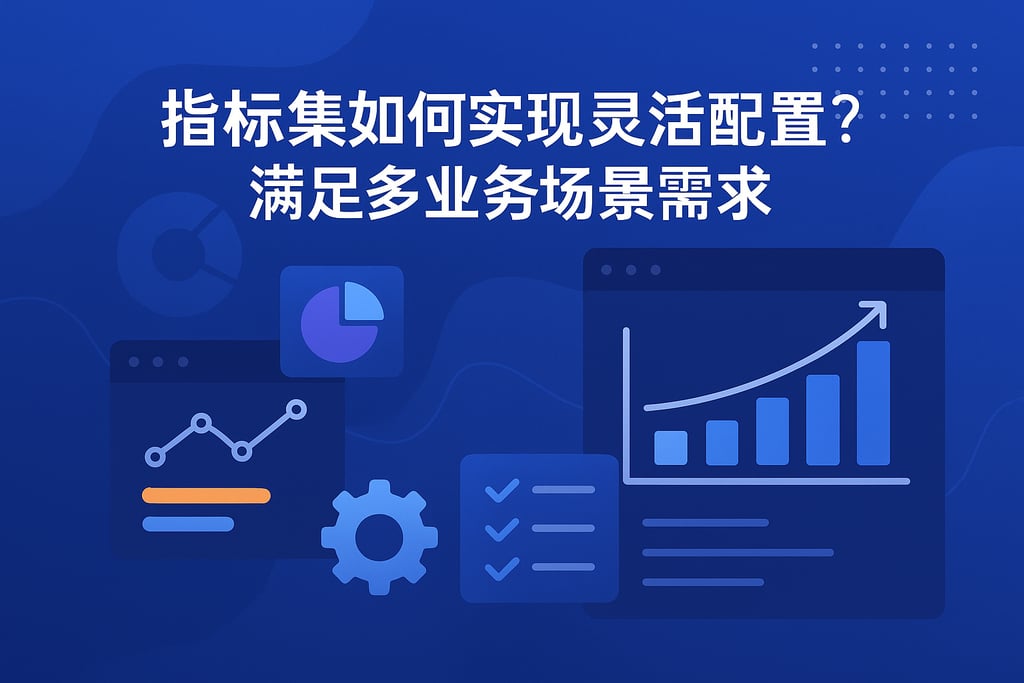指标集如何实现灵活配置？满足多业务场景需求