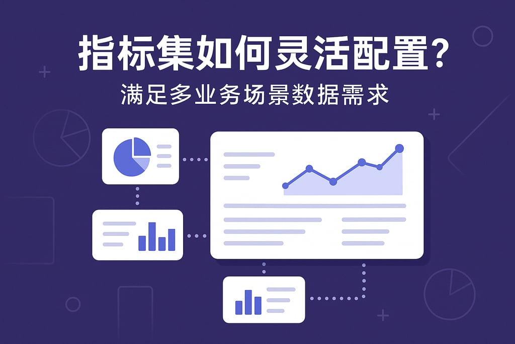 指标集如何灵活配置？满足多业务场景数据需求