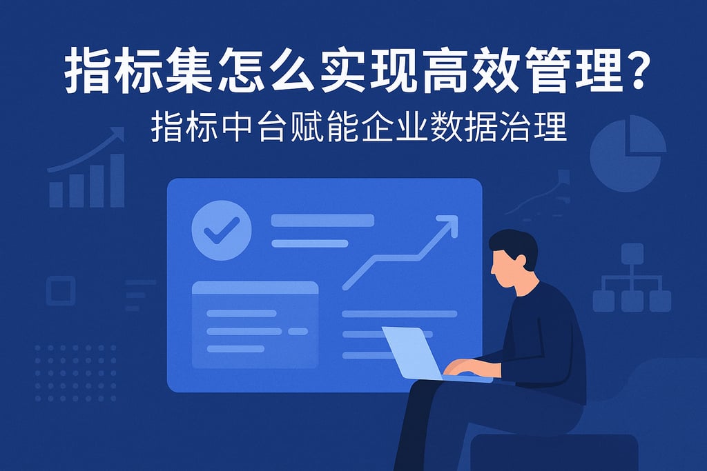 指标集怎么实现高效管理？指标中台赋能企业数据治理