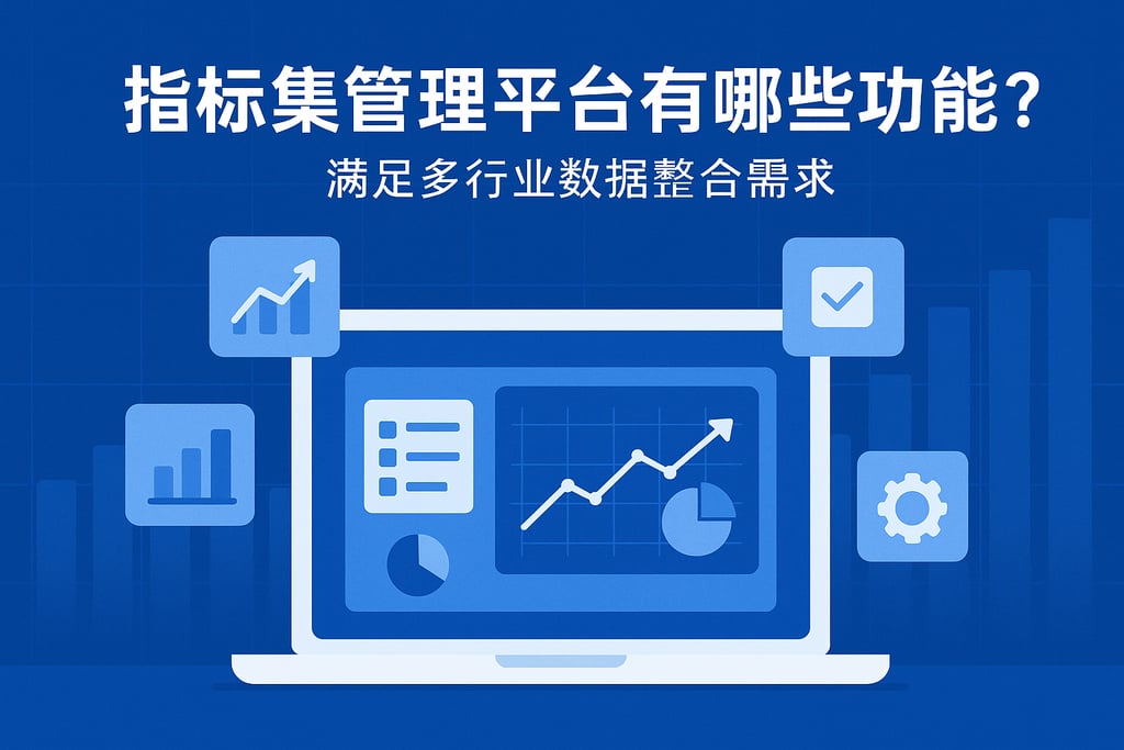 指标集管理平台有哪些功能？满足多行业数据整合需求