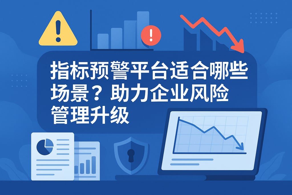 指标预警平台适合哪些场景？助力企业风险管理升级