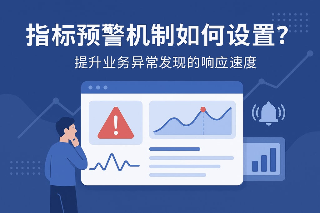 指标预警机制如何设置？提升业务异常发现的响应速度