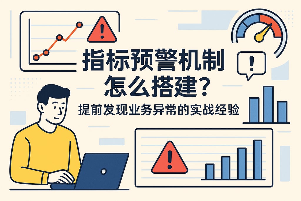 指标预警机制怎么搭建？提前发现业务异常的实战经验
