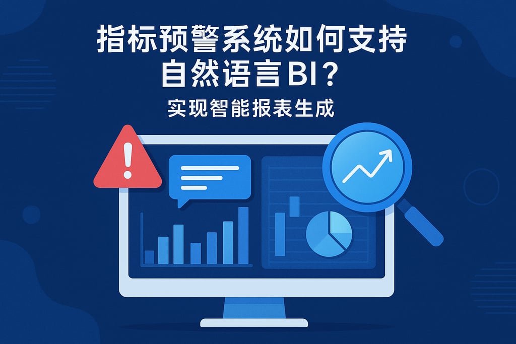 指标预警系统如何支持自然语言BI？实现智能报表生成