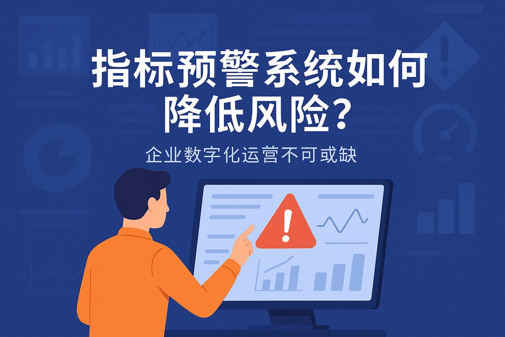 指标预警系统如何降低风险？企业数字化运营不可或缺