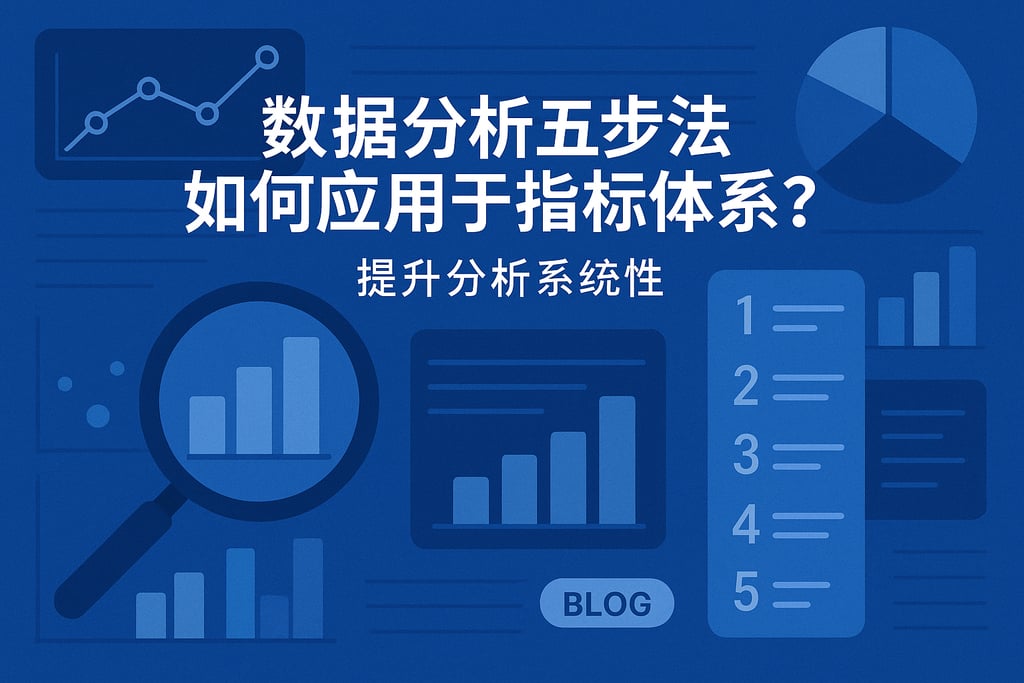 数据分析五步法如何应用于指标体系？提升分析系统性
