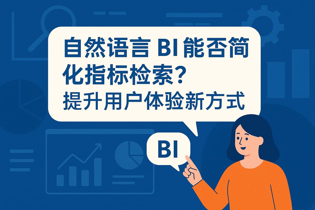 自然语言BI能否简化指标检索？提升用户体验新方式