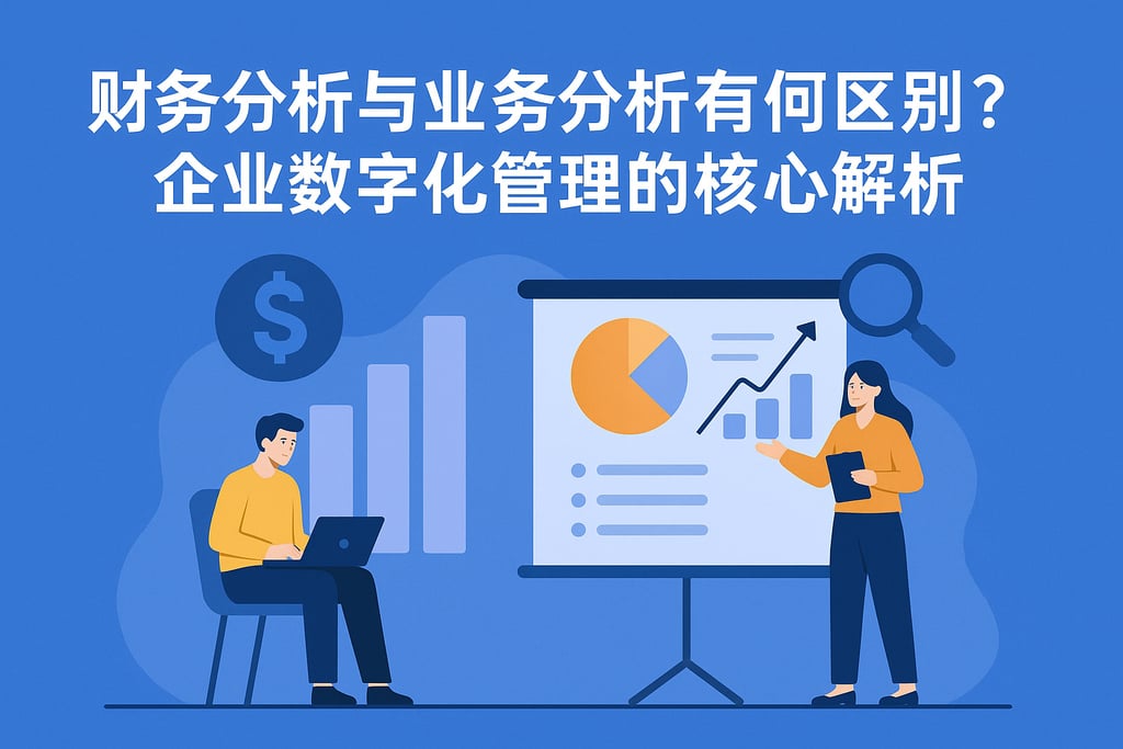 财务分析与业务分析有何区别？企业数字化管理的核心解析