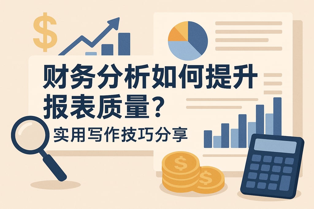 财务分析如何提升报表质量？实用写作技巧分享