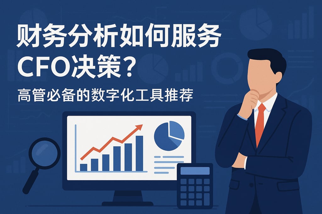 财务分析如何服务CFO决策？高管必备的数字化工具推荐