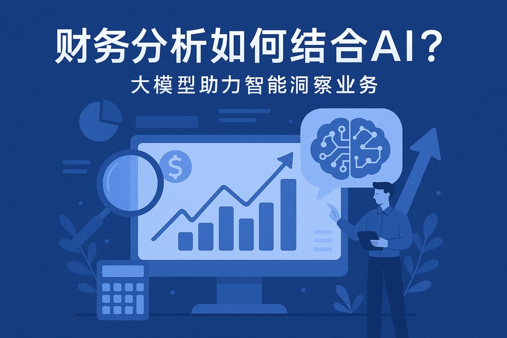 财务分析如何结合AI？大模型助力智能洞察业务
