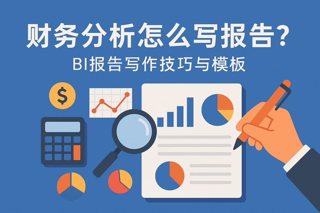 财务分析怎么写报告？BI报告写作技巧与模板