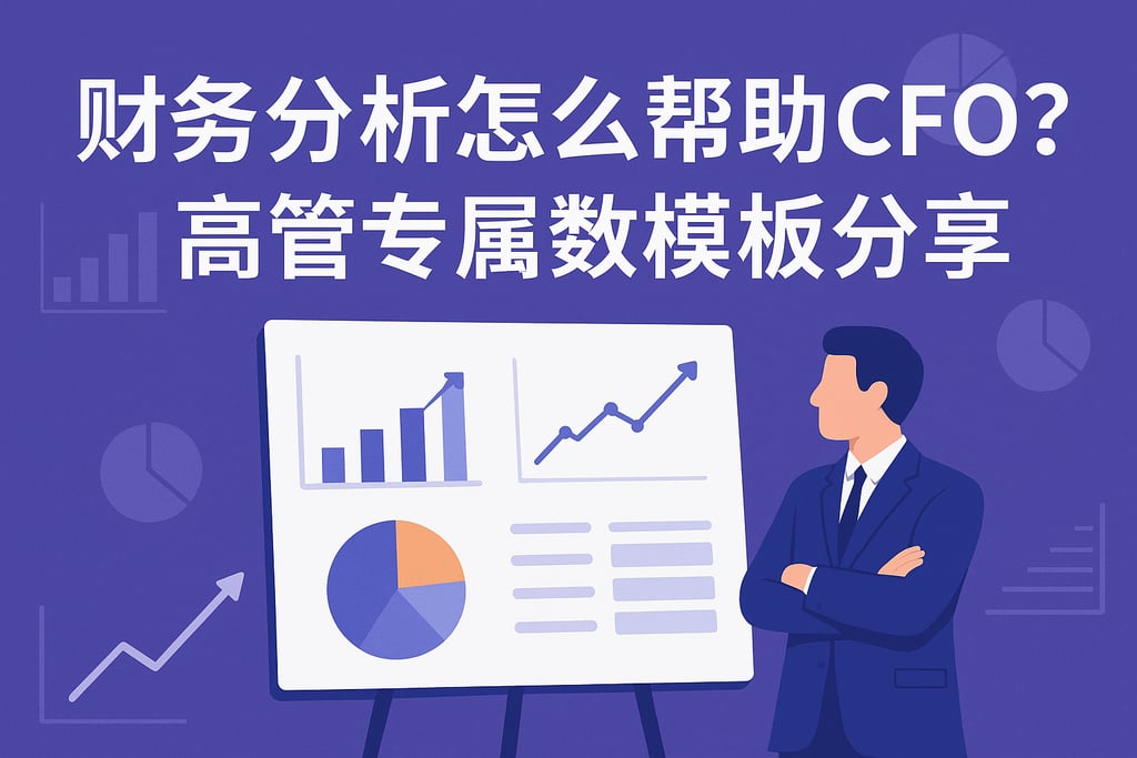 财务分析怎么帮助CFO？高管专属数据模板分享