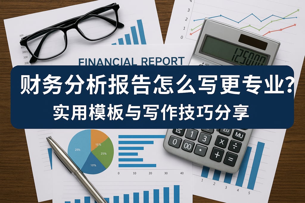 财务分析报告怎么写更专业？实用模板与写作技巧分享