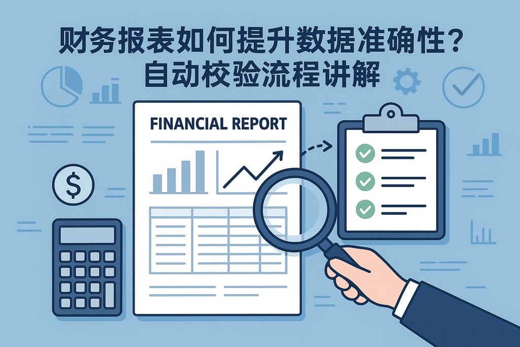 财务报表如何提升数据准确性？自动校验流程讲解