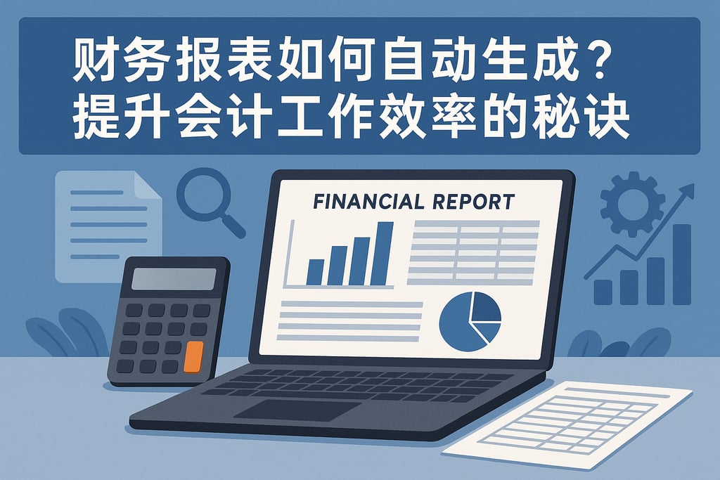 财务报表如何自动生成？提升会计工作效率的秘诀