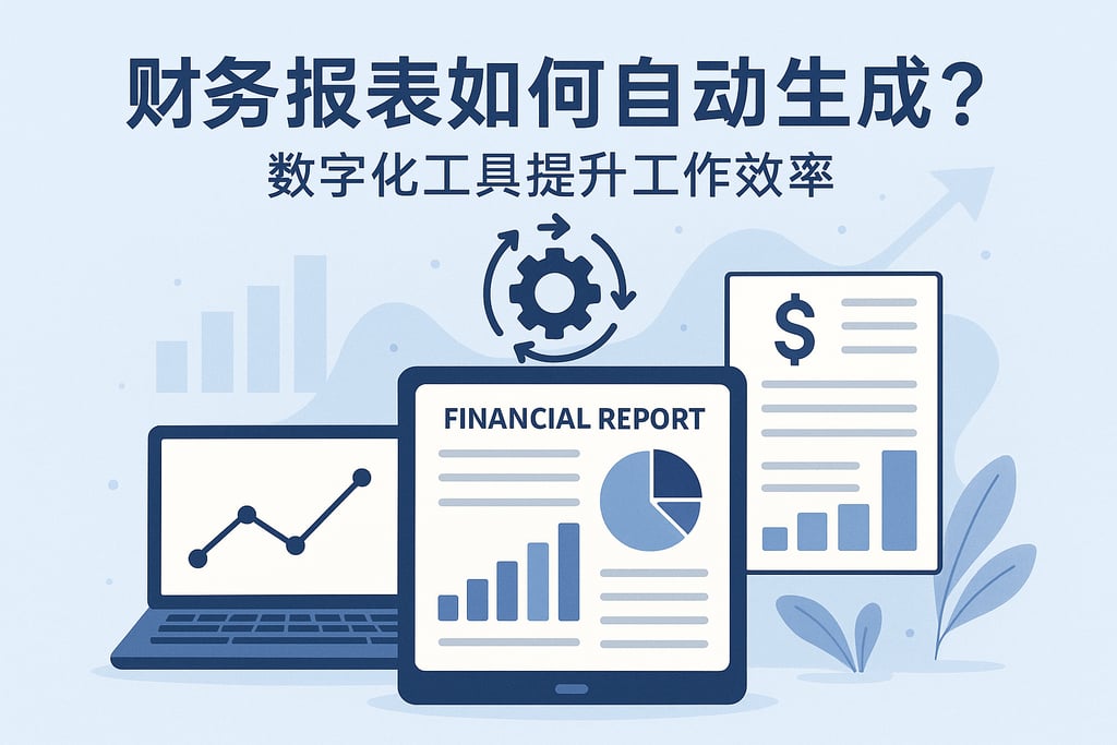 财务报表如何自动生成？数字化工具提升工作效率