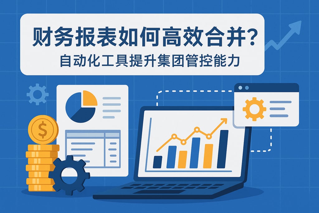 财务报表如何高效合并？自动化工具提升集团管控能力