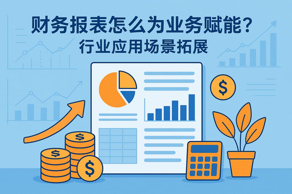财务报表怎么为业务赋能？行业应用场景拓展