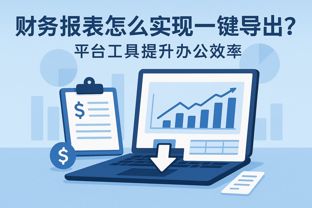 财务报表怎么实现一键导出？平台工具提升办公效率