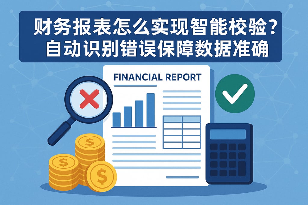 财务报表怎么实现智能校验？自动识别错误保障数据准确