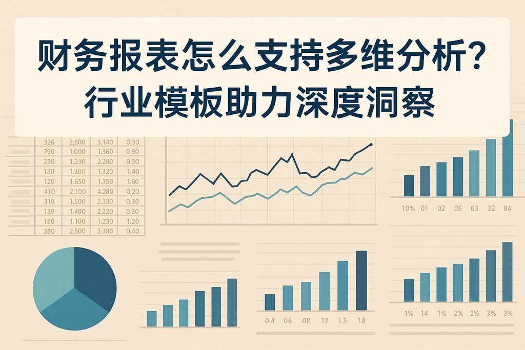财务报表怎么支持多维分析？行业模板助力深度洞察
