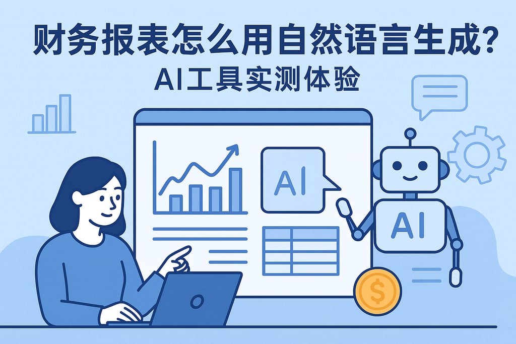 财务报表怎么用自然语言生成？AI工具实测体验