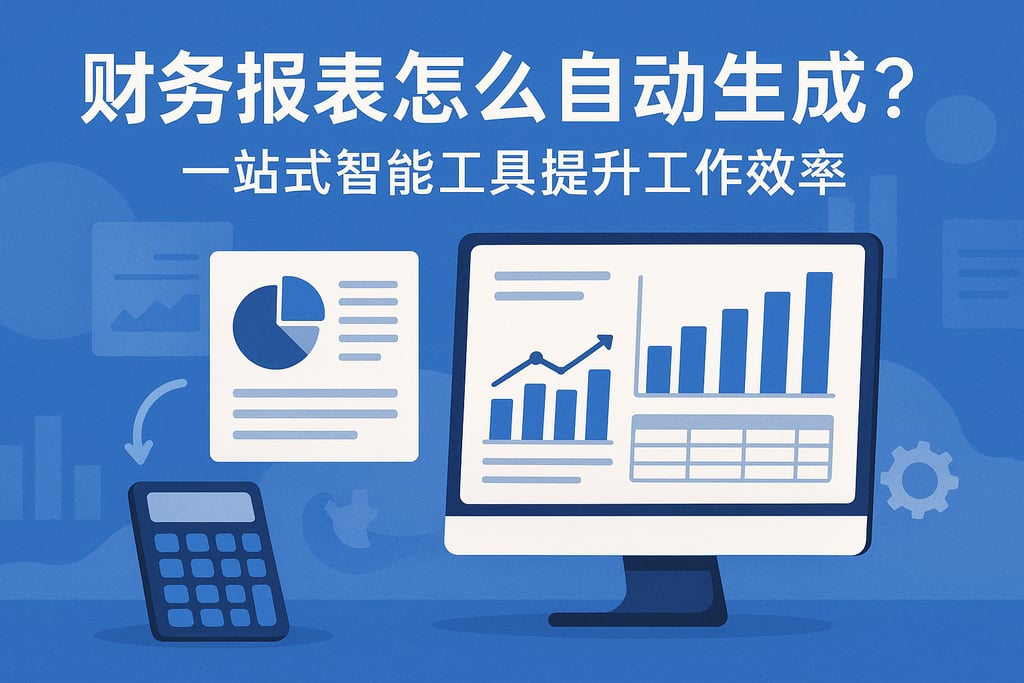 财务报表怎么自动生成？一站式智能工具提升工作效率