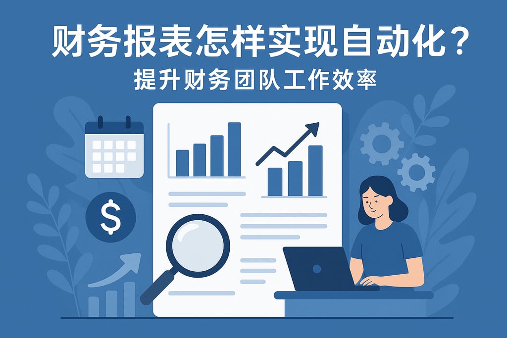 财务报表怎样实现自动化？提升财务团队工作效率