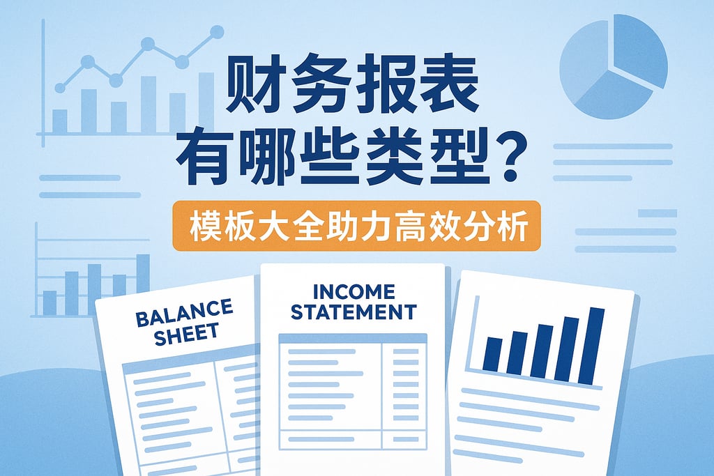 财务报表有哪些类型？模板大全助力高效分析