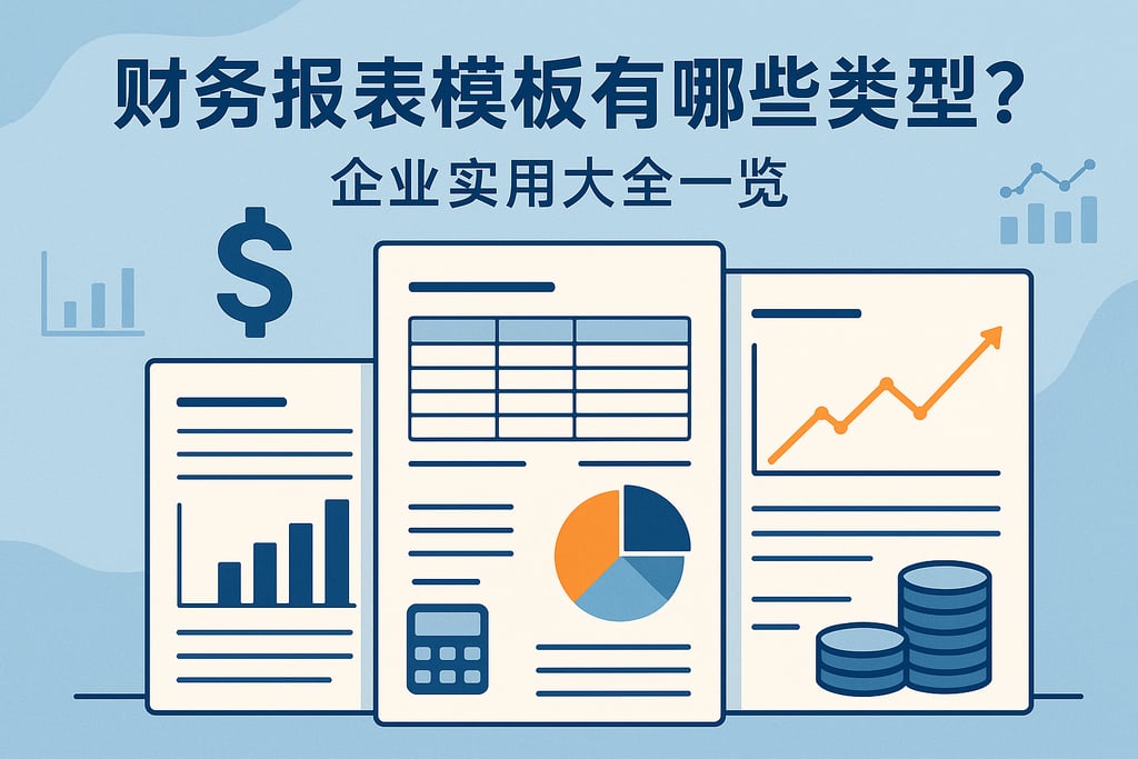 财务报表模板有哪些类型？企业实用大全一览