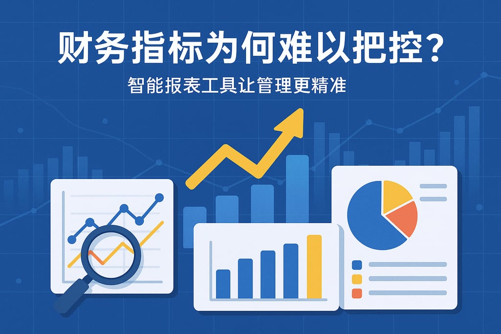 财务指标为何难以把控？智能报表工具让管理更精准