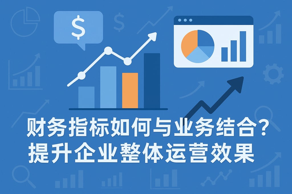财务指标如何与业务结合？提升企业整体运营效果