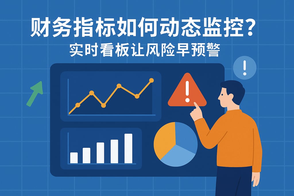 财务指标如何动态监控？实时看板让风险早预警