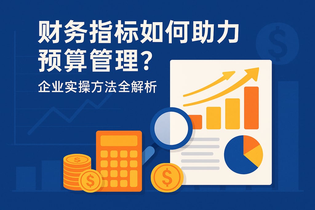 财务指标如何助力预算管理？企业实操方法全解析